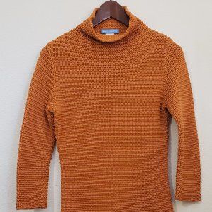 White + Warren Women's Long-Sleeve Mock Turtle Neck Sweater